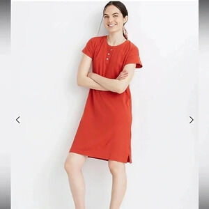 Madewell Henley Tee Dress Size XXS